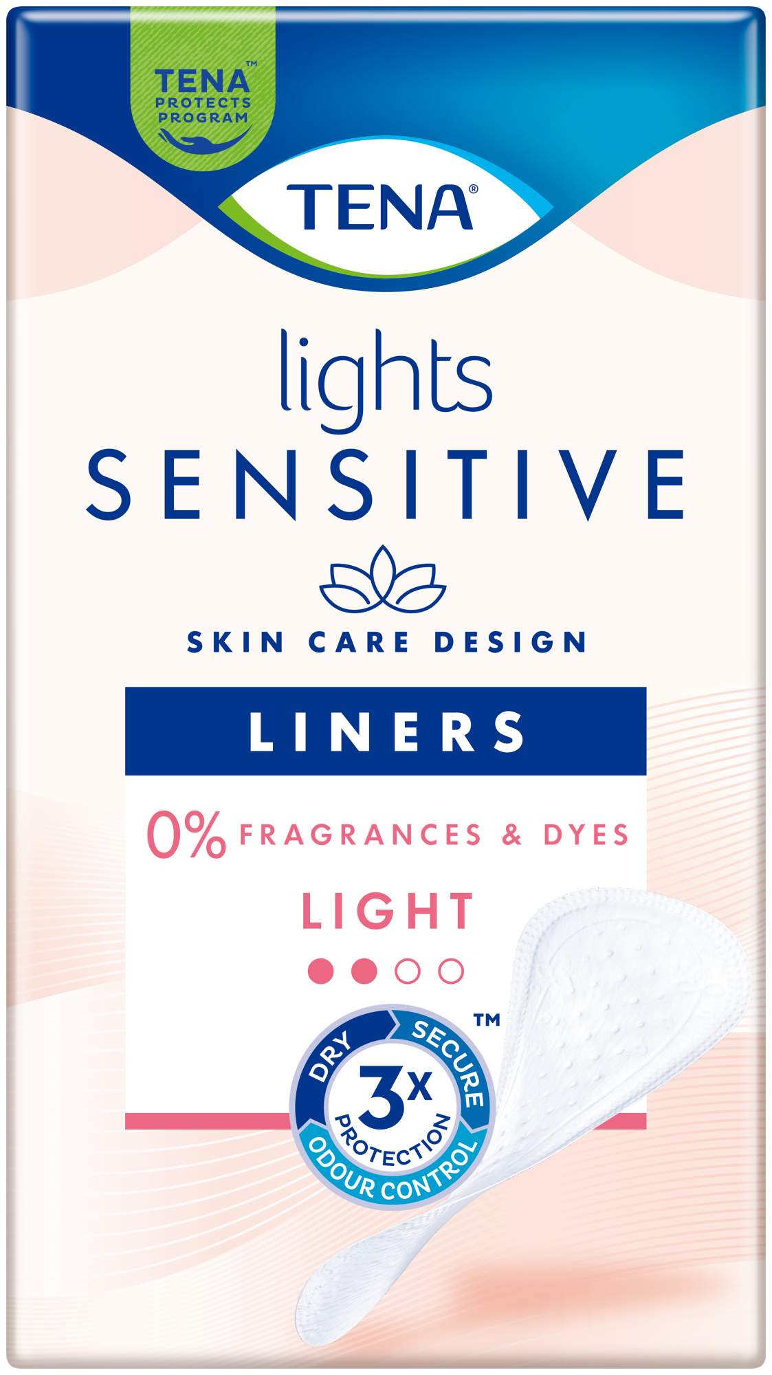 TENA Lights Sensitive Light | Incontinence Liners