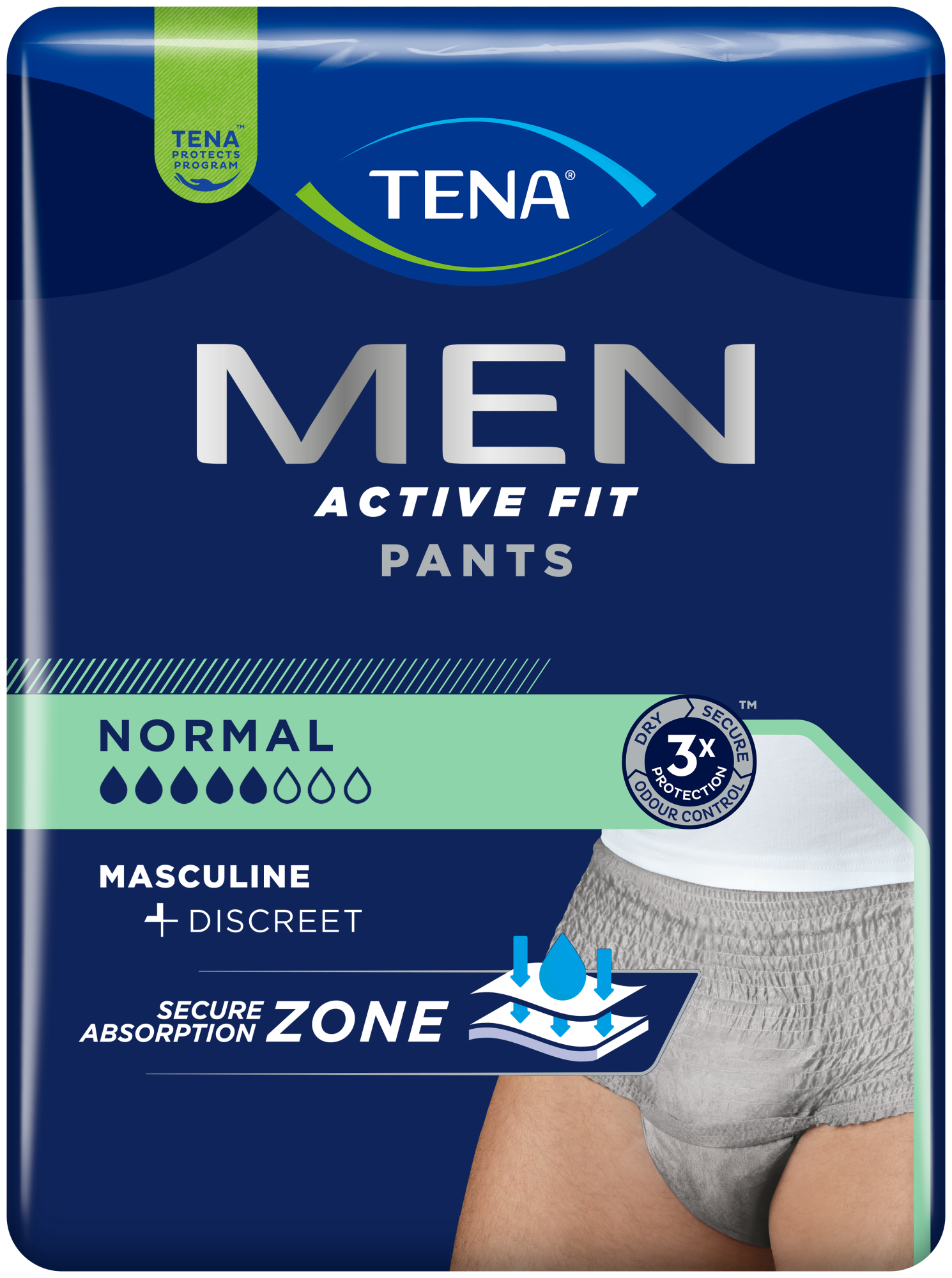 TENA Men Active Fit Pants Normal | Incontinence Underwear
