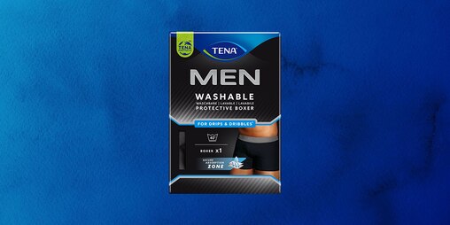 TENA men's range of washable incontinence underwear