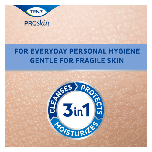 TENA ProSkin Wet Wipes pre-moistened large wet wipes that cleanse, moisturise and protect