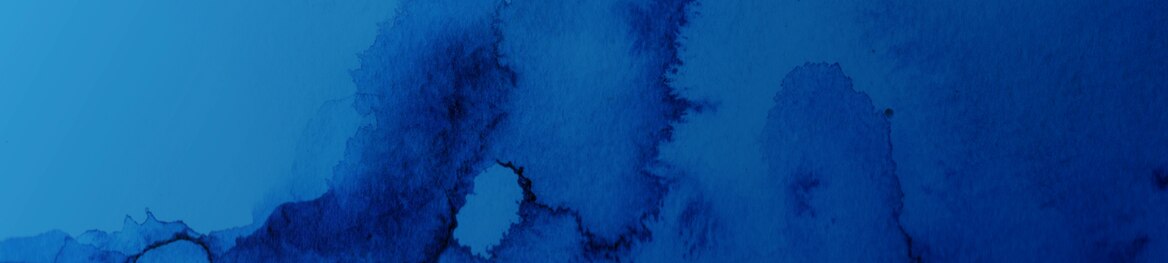Blue background with watercolor pattern on